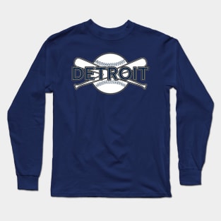 Detroit Baseball Long Sleeve T-Shirt
